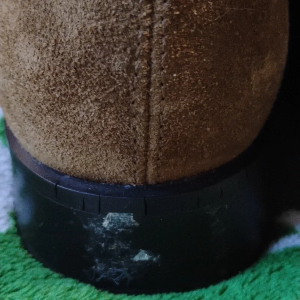 Brown Suede Fur-Lined Boots - Picture 5 of 8